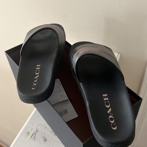 Mens Coach slides (exclusive camo print)